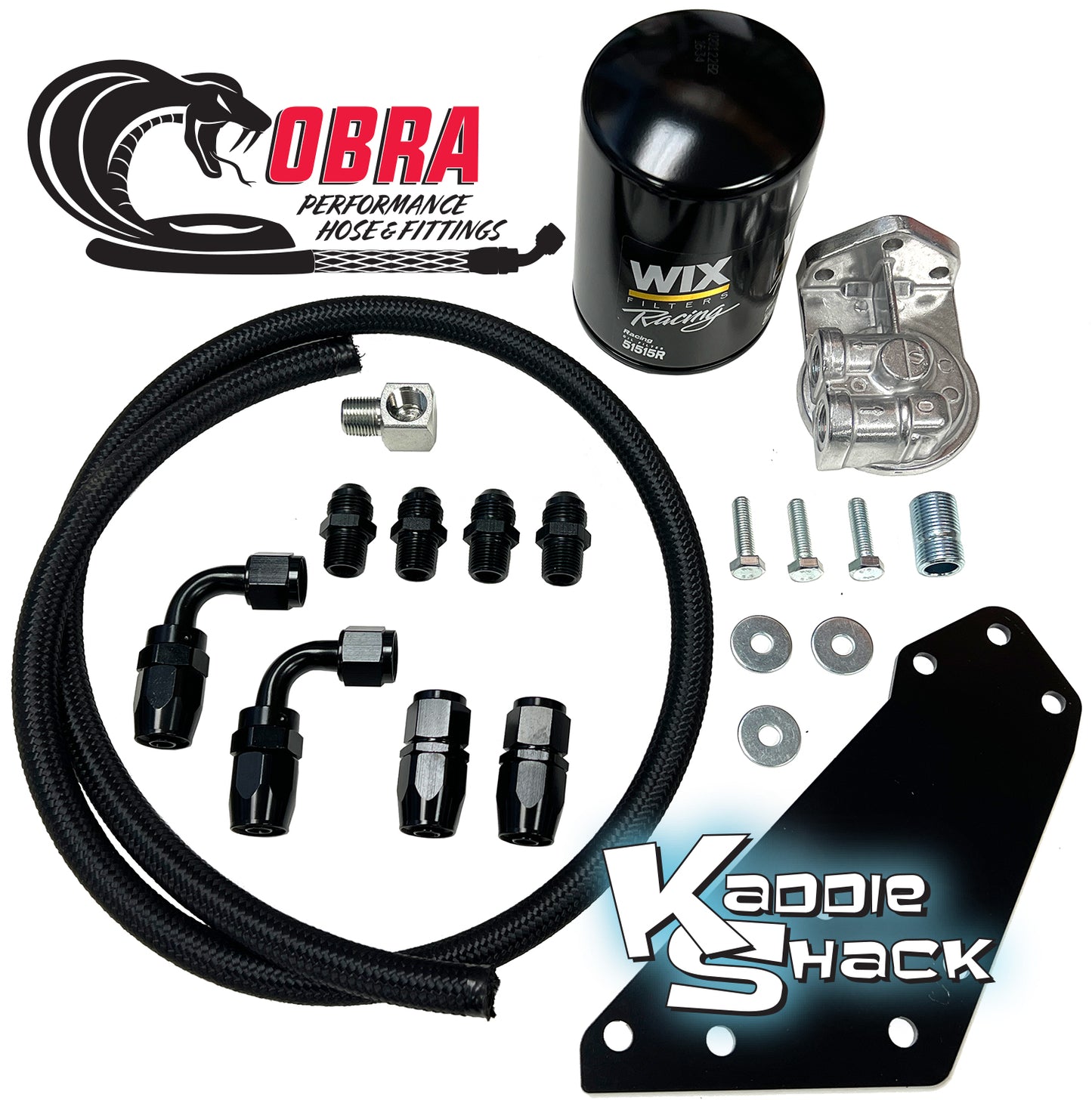 Cobra™ Full Flow Oil Filter Installation Kit, '73 & Earlier T1