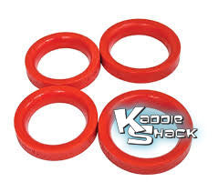 Red Urethane Beam Seals, Ball Joint Type 1, Set/4