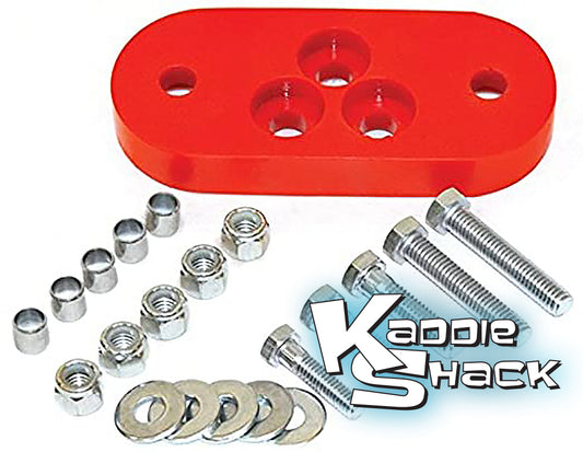 Three Bolt Urethane Trans Mount Kit, '73+ Type 1