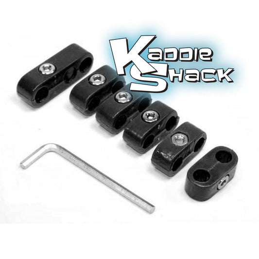 Spark Plug Wire Separators, Black