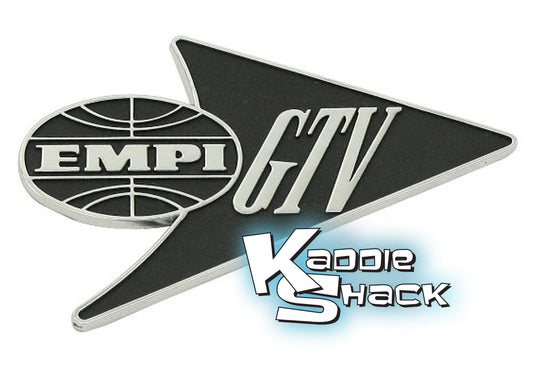 EMPI GTV Die Cast Metal Logo with Adhesive Backing