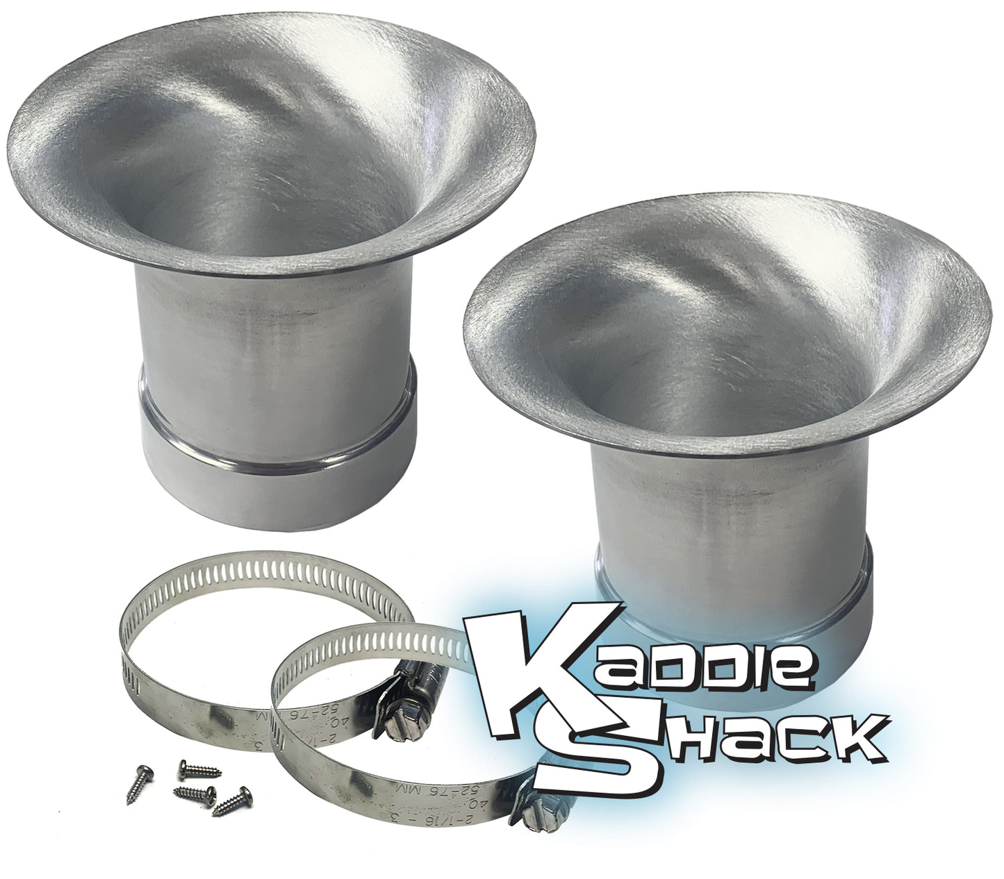 Velocity Stacks for Kadron/Solex H40/44EIS (pair), with hardware