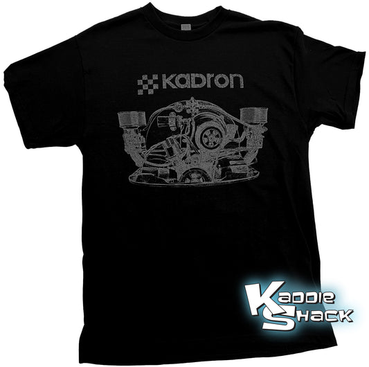 Kadron Logo with Engine 100% Cotton T-Shirt