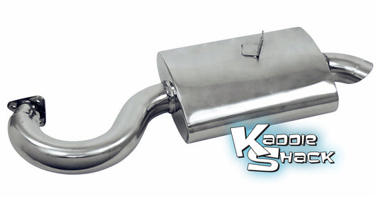 EMPI Phat Boy Muffler for Merged Header- Stainless Steel