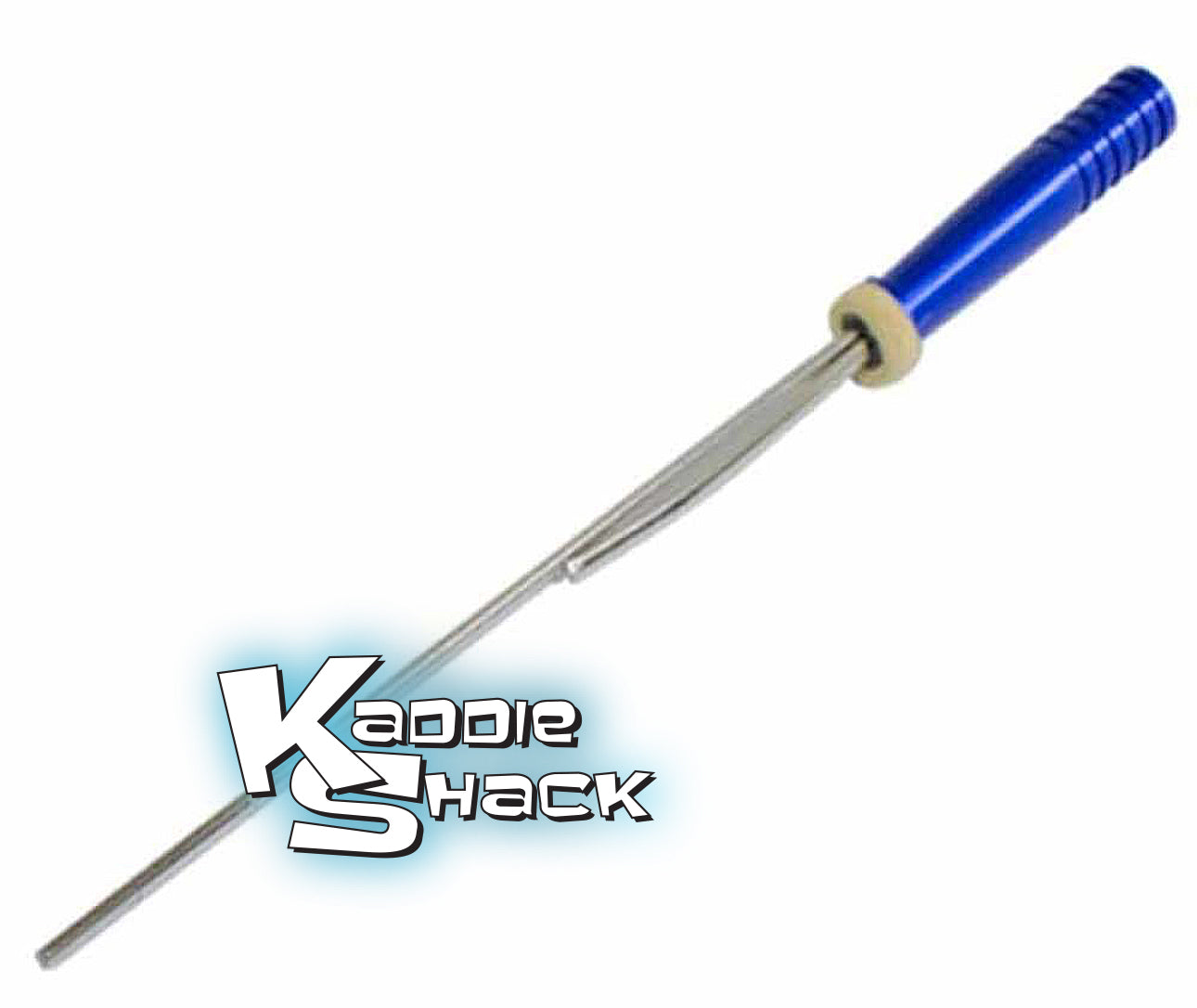 Billet Aluminum Stock Length Dipstick, Blue Anodized