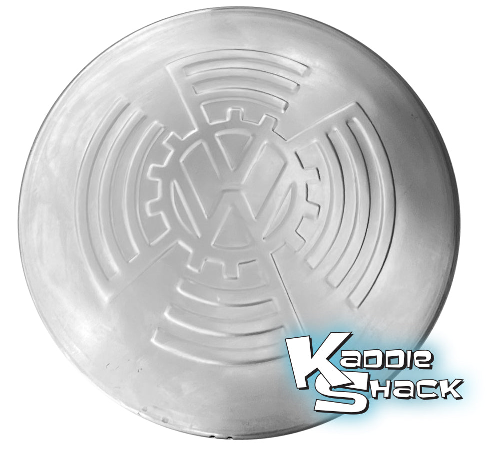 KDF Style Hubcaps, Set/4, Raw, '65 & Earlier Smoothie Wheels