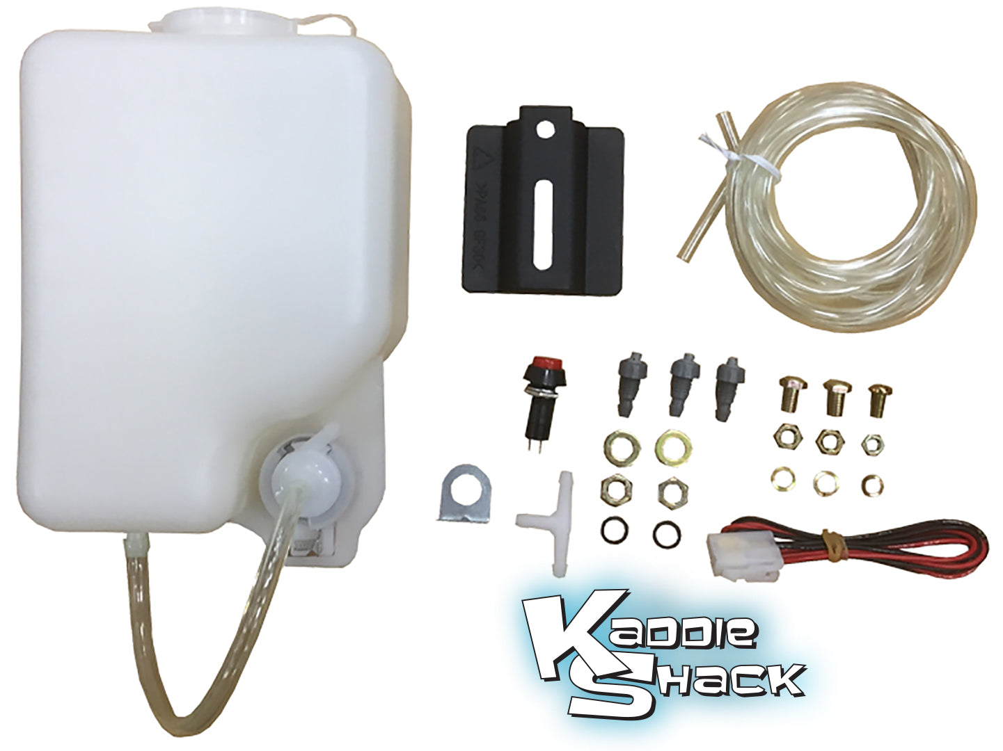 Universal Electric Windshield Washer Conversion Kit, 12V