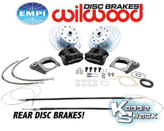 Wilwood Rear Disc Brake Kit, Porsche/Chevy, '58 to '67 T1 Black