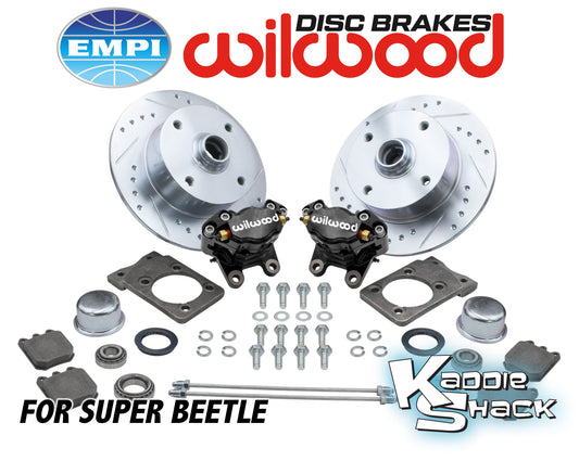 Wilwood Disc Brake Kit, Super Beetle, 4x130mm Black